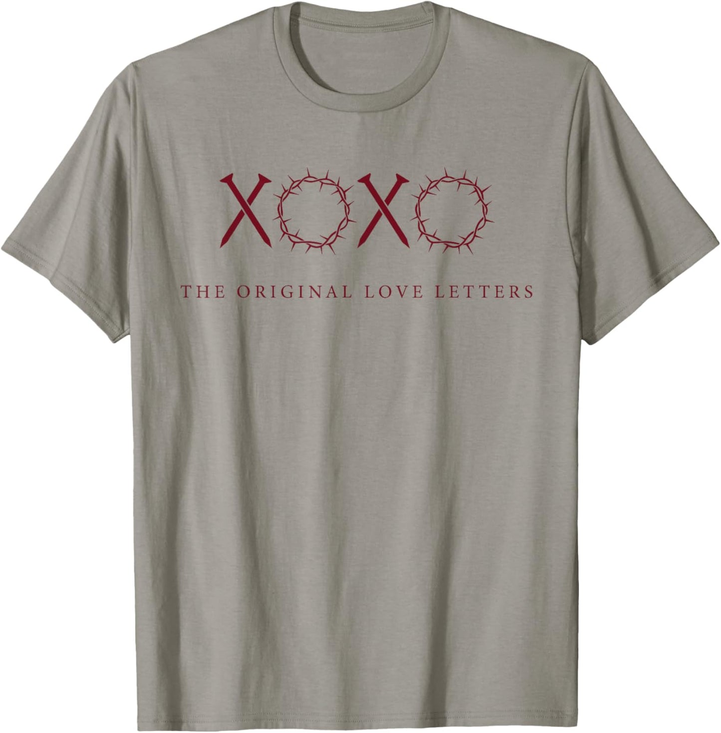 XOXO The Original Love Letters Valentine Hearts T-Shirt - T-Shirt | Sand