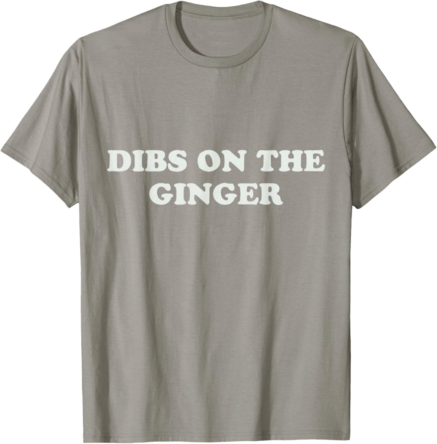 Dibs On The Ginger Shirt Redhead Funny St Patricks Day Irish T-Shirt - T-Shirt | Sand
