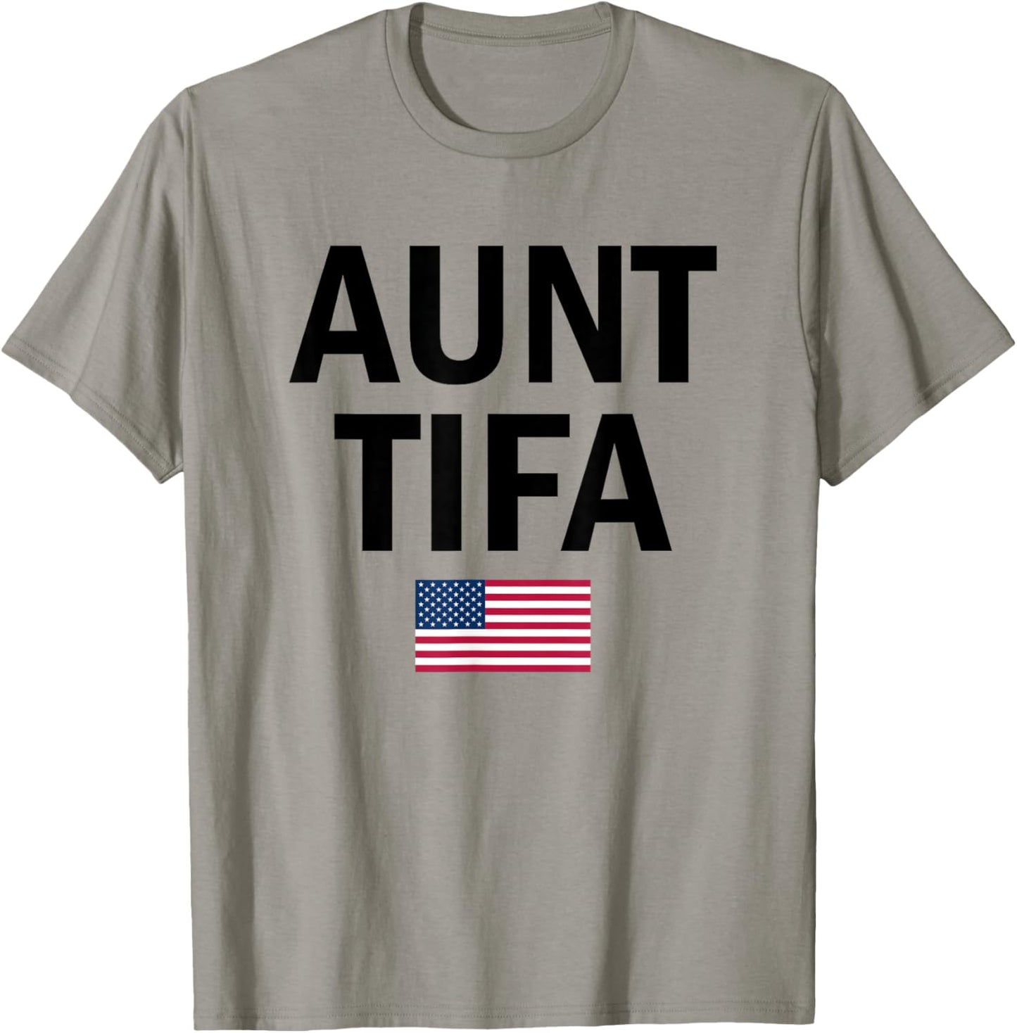 Aunt Tifa Flag US Funny Aunt Tifa - I Am Aunt Tifa T-Shirt - T-Shirt | Sand
