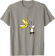 Funny Undressing Peel Off Banana Censored Naked Fruit Adults T-Shirt - T-Shirt | Sand