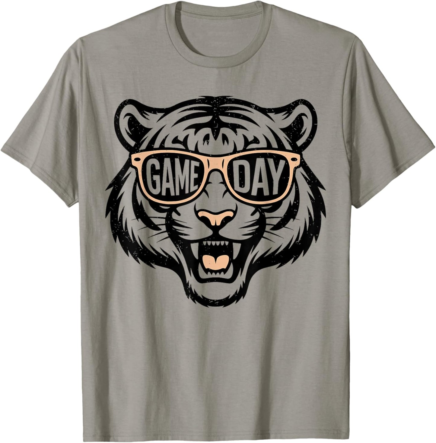 Vintage Game Day Tiger T-Shirt - T-Shirt | Sand