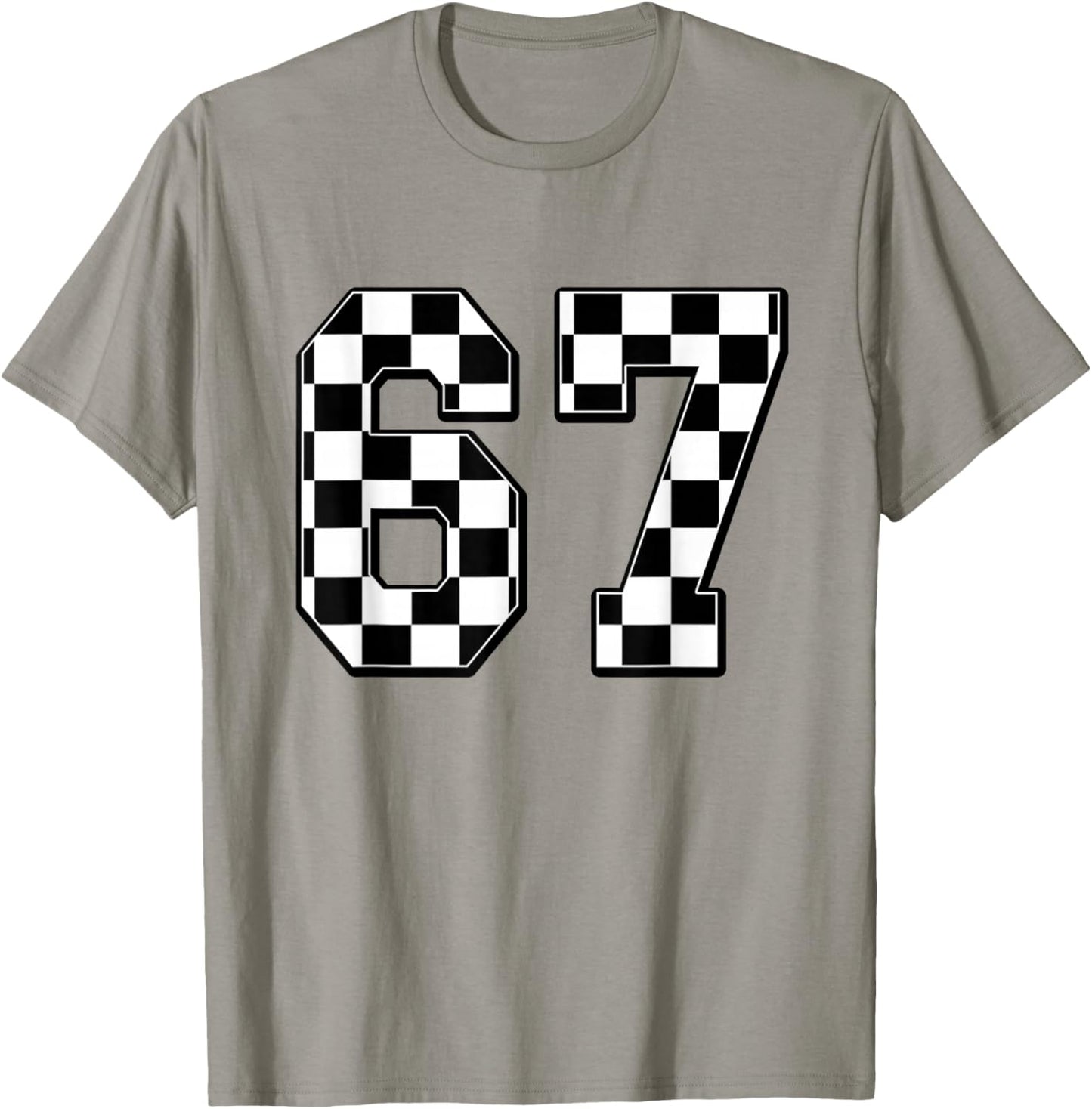 six Seven 67 Meme Number 67 T-Shirt - T-Shirt | Sand