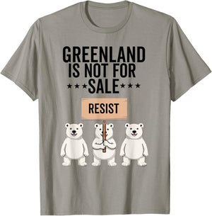 Greenland is not for Sale Polar Bear Greenland Denmark T-Shirt - T-Shirt | Sand