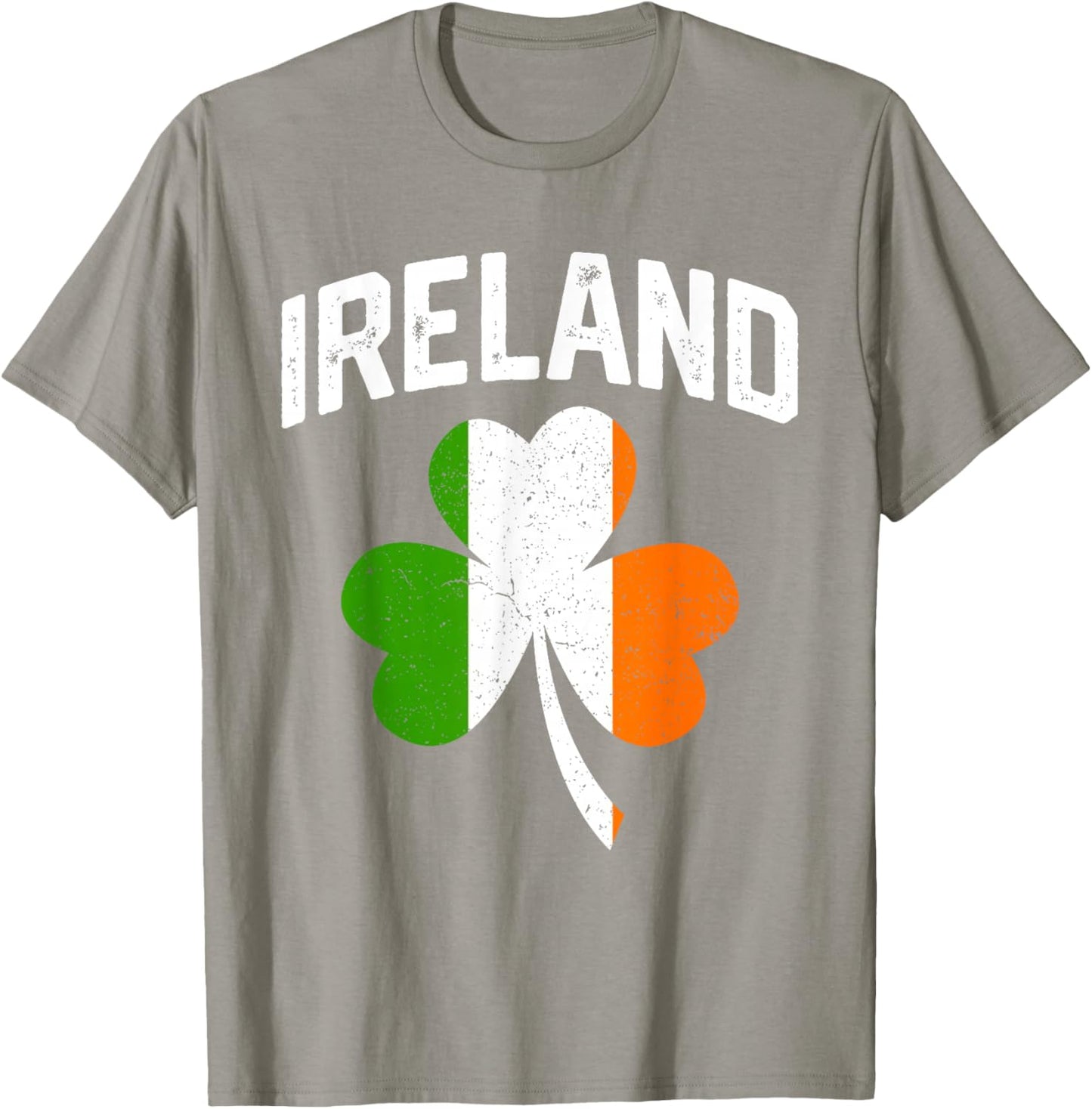 Vintage St Patrick's Day Ireland Irish Flag T-Shirt - T-Shirt | Sand