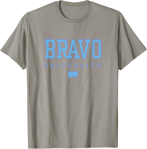 Bravo Collegiate Alumni Officially Licensed T-Shirt - T-Shirt | Sand
