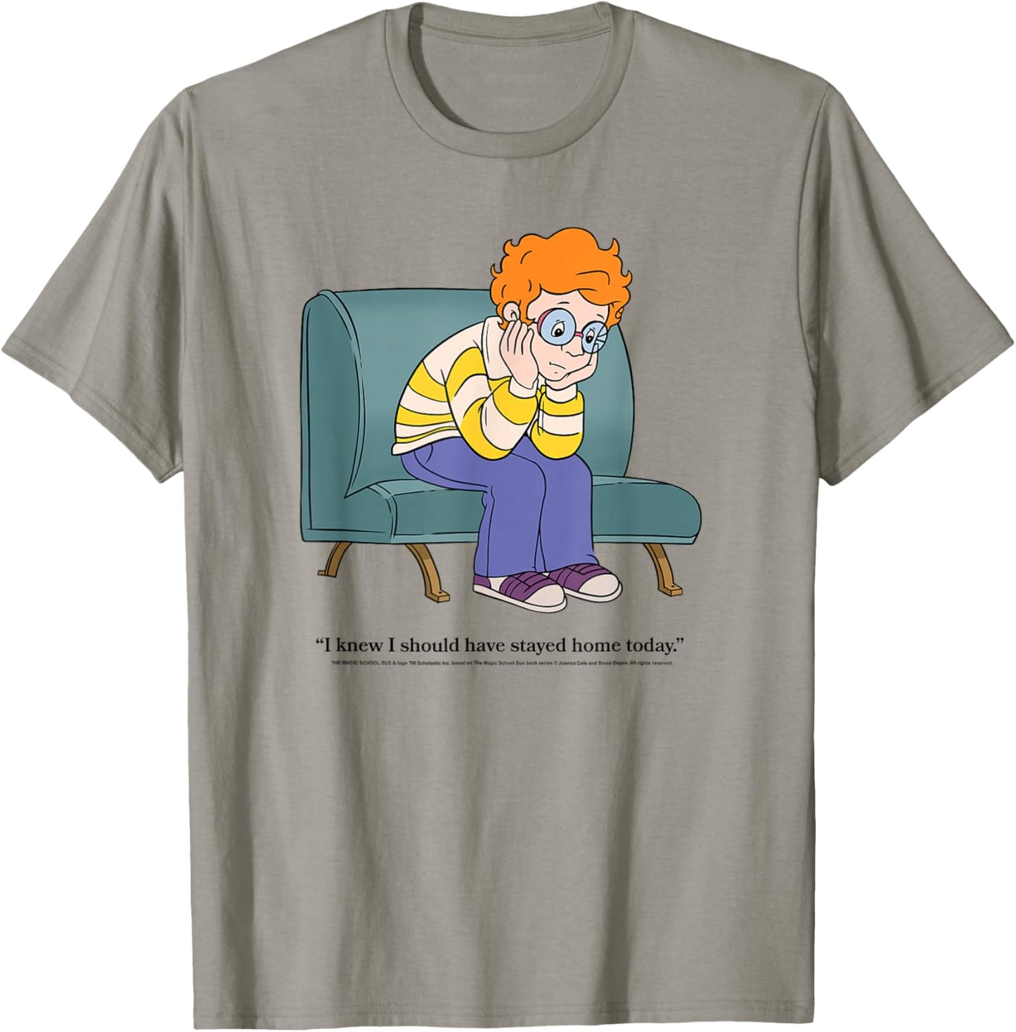 The Magic School Bus Should Have Stayed Home Arnold Cartoon T-Shirt - T-Shirt | Sand