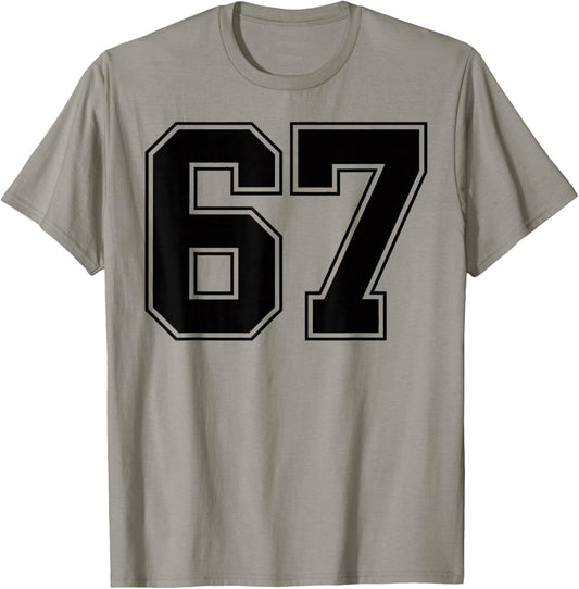 67 Meme Six Seven 6 7 Meme 6 T-Shirt - T-Shirt | Sand