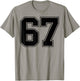 67 Meme Six Seven 6 7 Meme 6 T-Shirt - T-Shirt | Sand