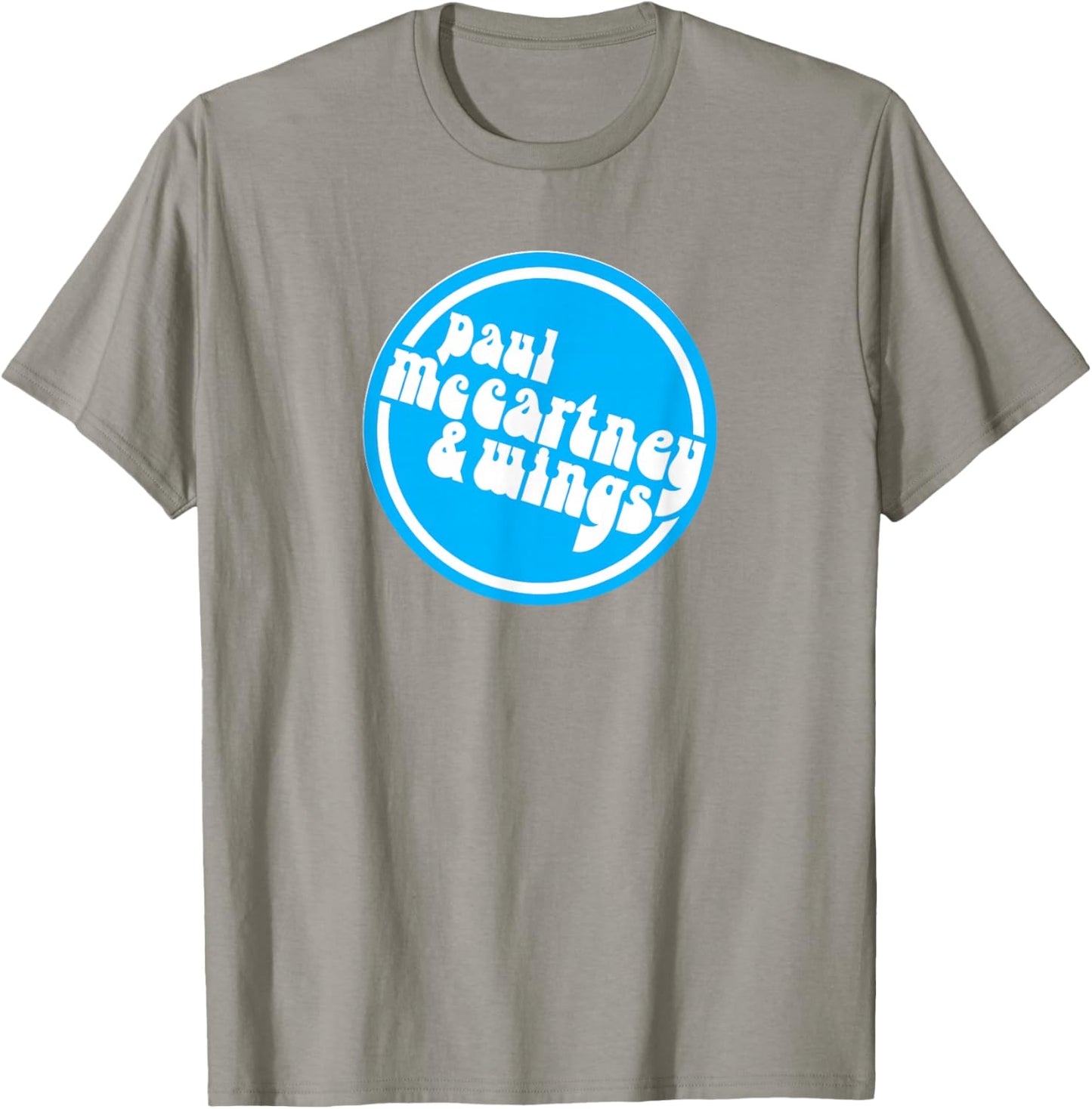 Official Paul McCartney & Wings Circle Logo T-Shirt - T-Shirt | Sand