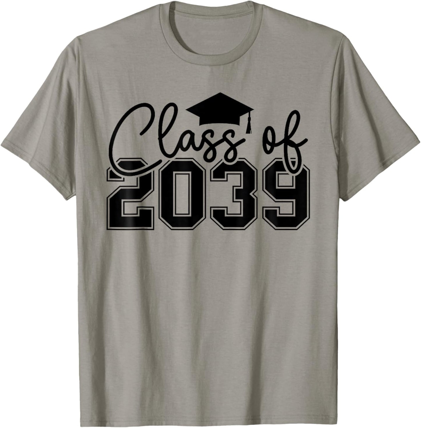 Class of 2039 Grow with Me First Day of School Graduation T-Shirt - T-Shirt | Sand