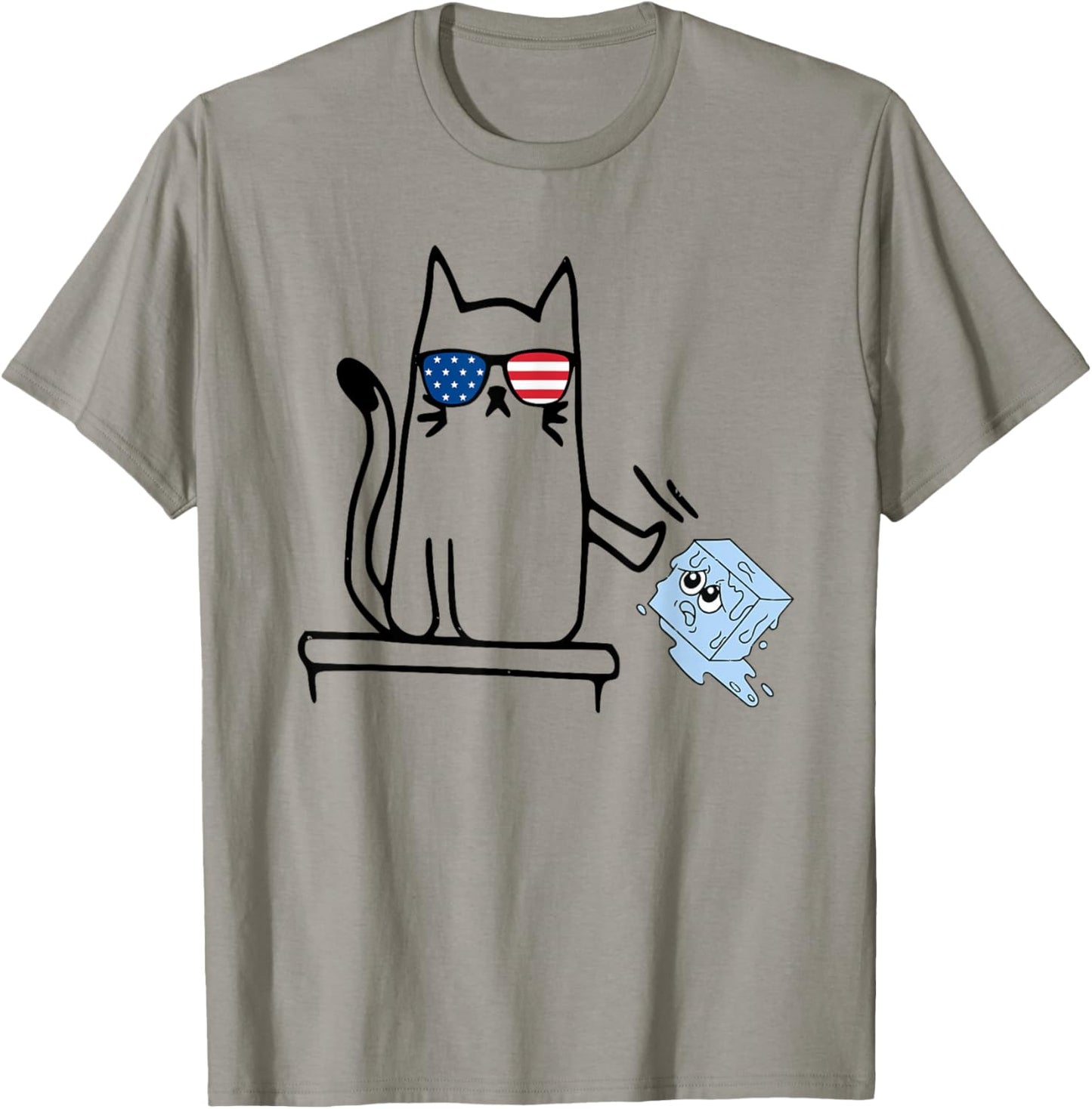 Anti ICE Out Now Cat Abolish Protest Resist Funny T-Shirt - T-Shirt | Sand