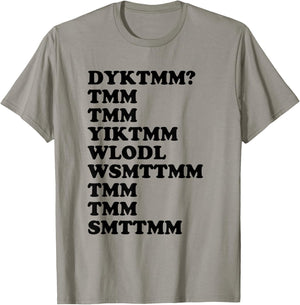 Do You Know The Muffin Man DYKTMM Nostalgic Saying Quote T-Shirt - T-Shirt | Sand