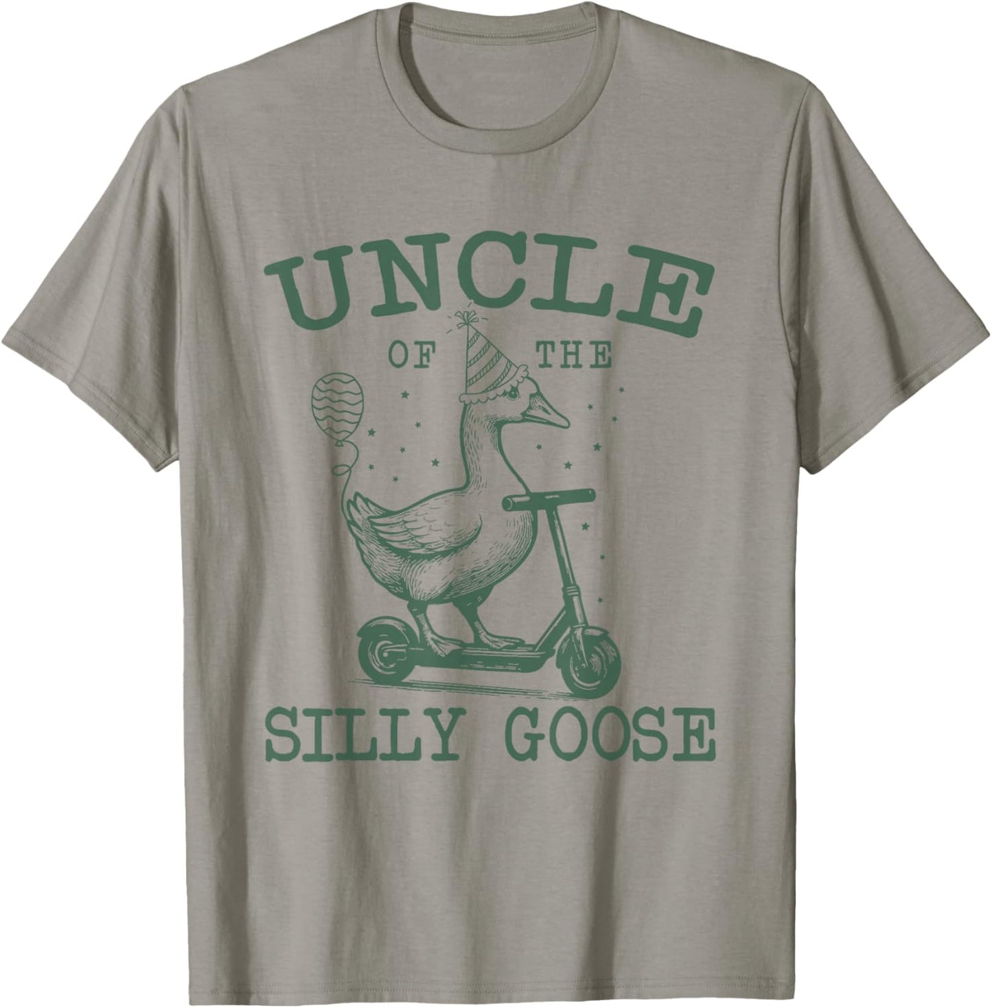 Uncle of The Silly Goose First Birthday Family Matching T-Shirt - T-Shirt | Sand