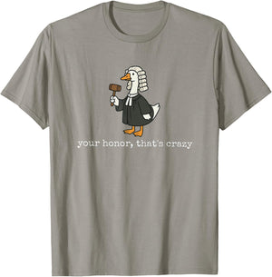 Funny Goose Silly Lawyer Law School Graduation Future Lawyer T-Shirt - T-Shirt | Sand