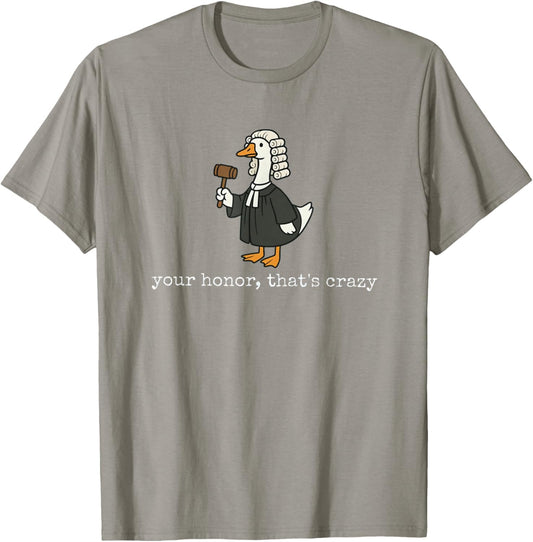 Funny Goose Silly Lawyer Law School Graduation Future Lawyer T-Shirt - T-Shirt | Sand