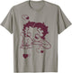 Betty Boop Betty Hugging Pudgy Heart T-Shirt - T-Shirt | Sand