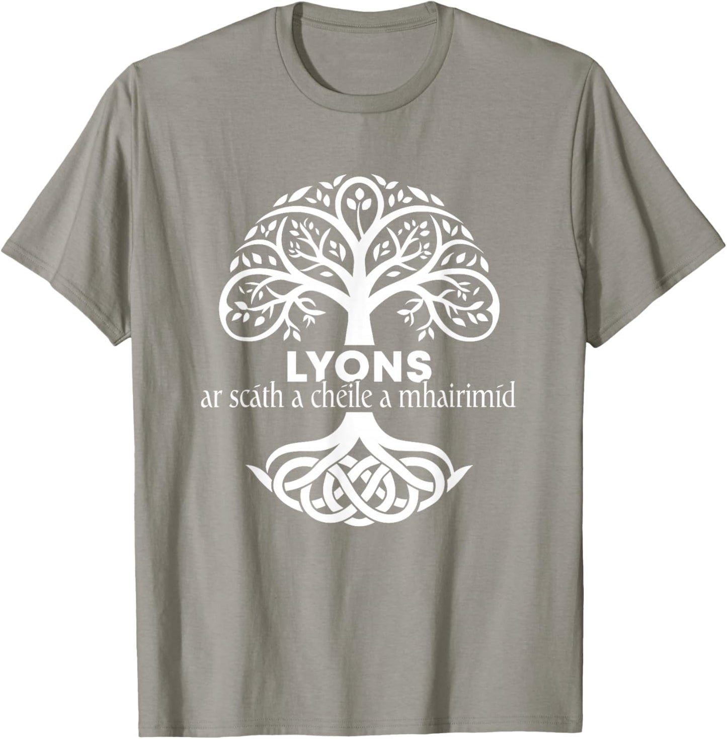Lyons Irish Family Name Celtic Irish Roots T-Shirt - T-Shirt | Sand