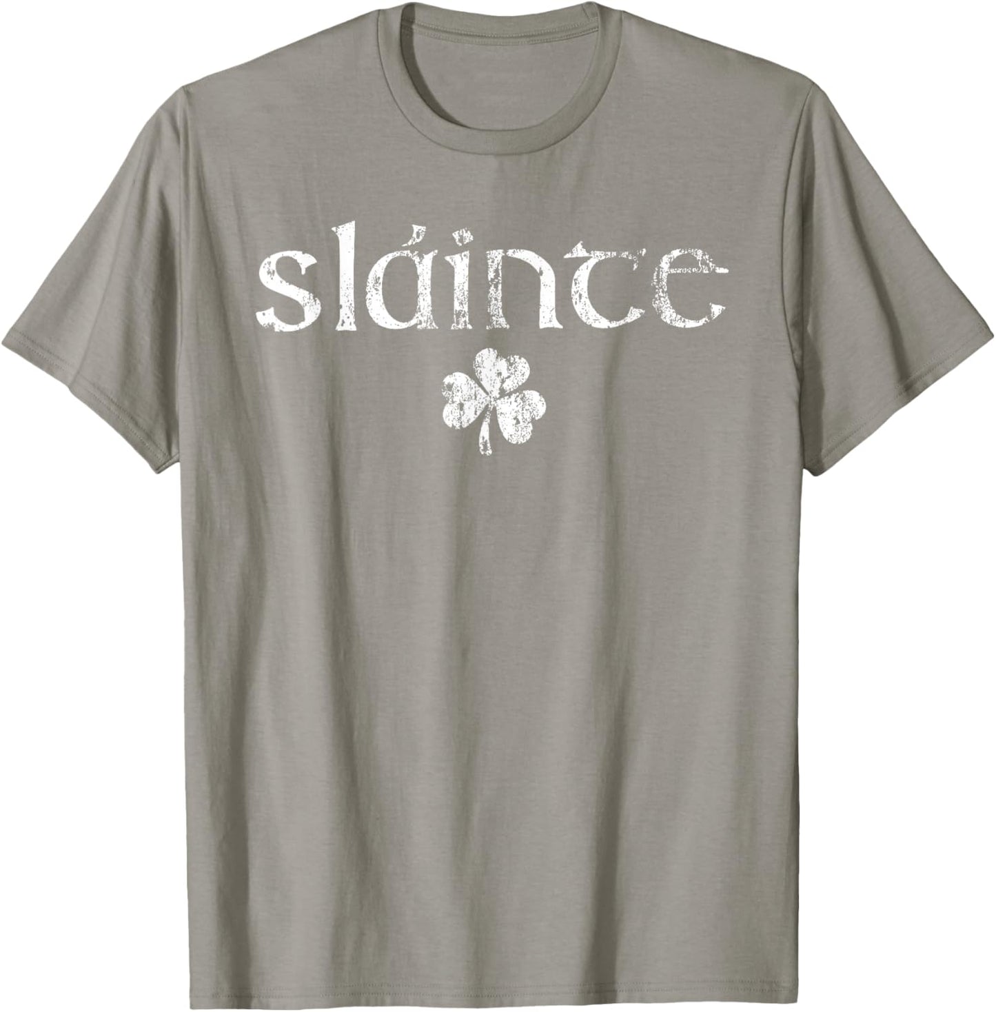 Slainte Lucky Shamrock Irish Ireland Happy St.Patrick's Day T-Shirt - T-Shirt | Sand