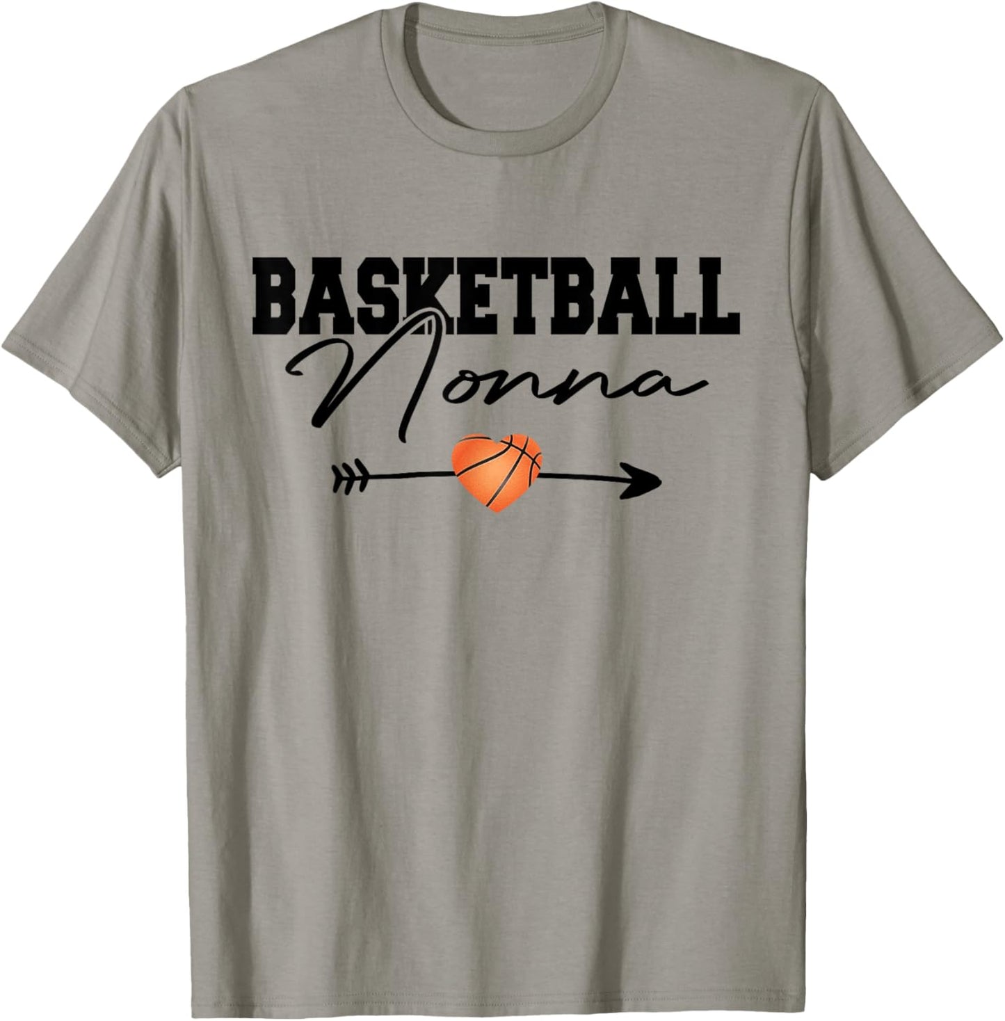Basketball Nonna Family Matching Funny Basketball T-Shirt - T-Shirt | Sand