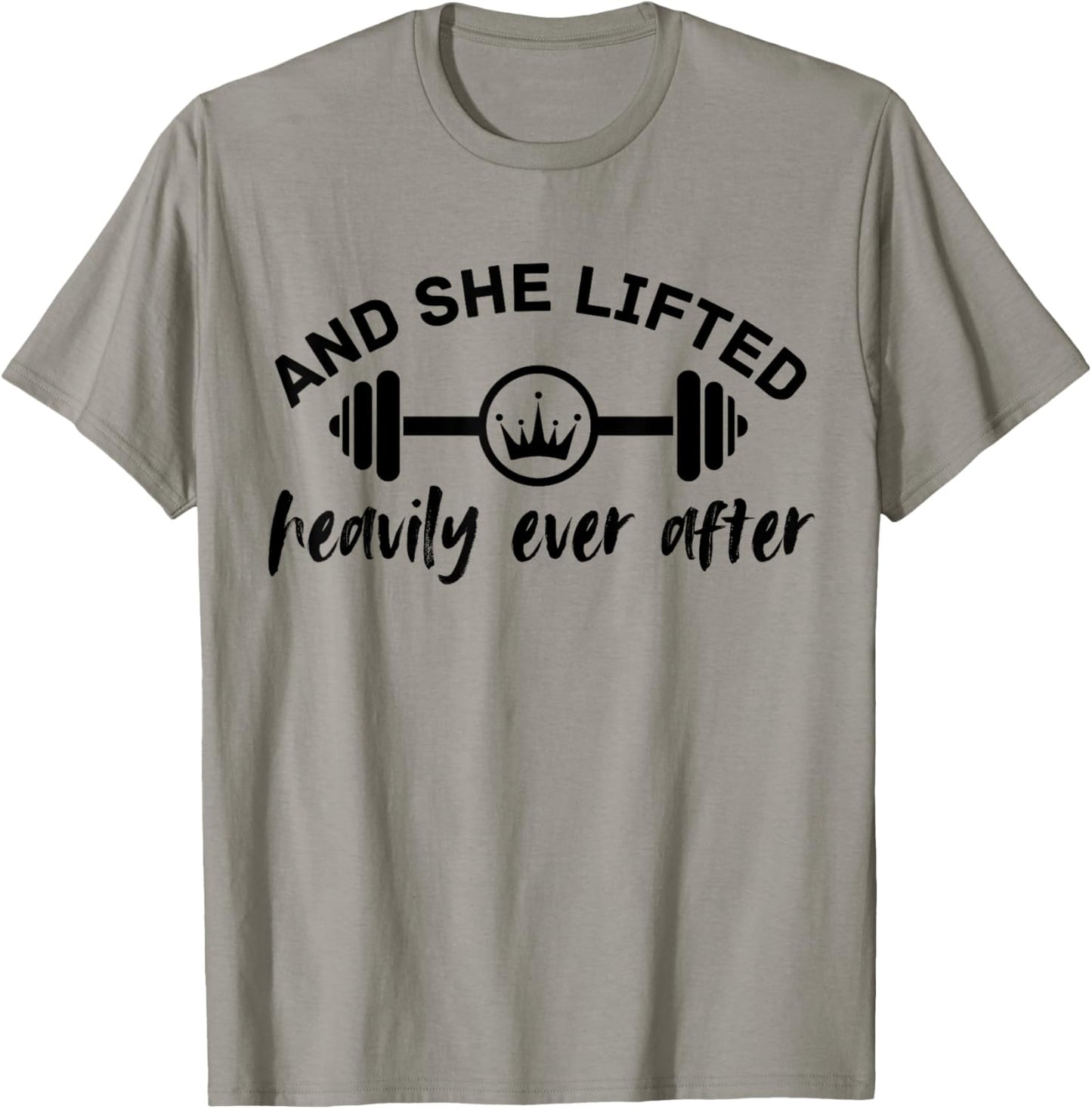 Funny Woman Workout She Lifted Heavily Sarcastic Gym T-Shirt - T-Shirt | Sand