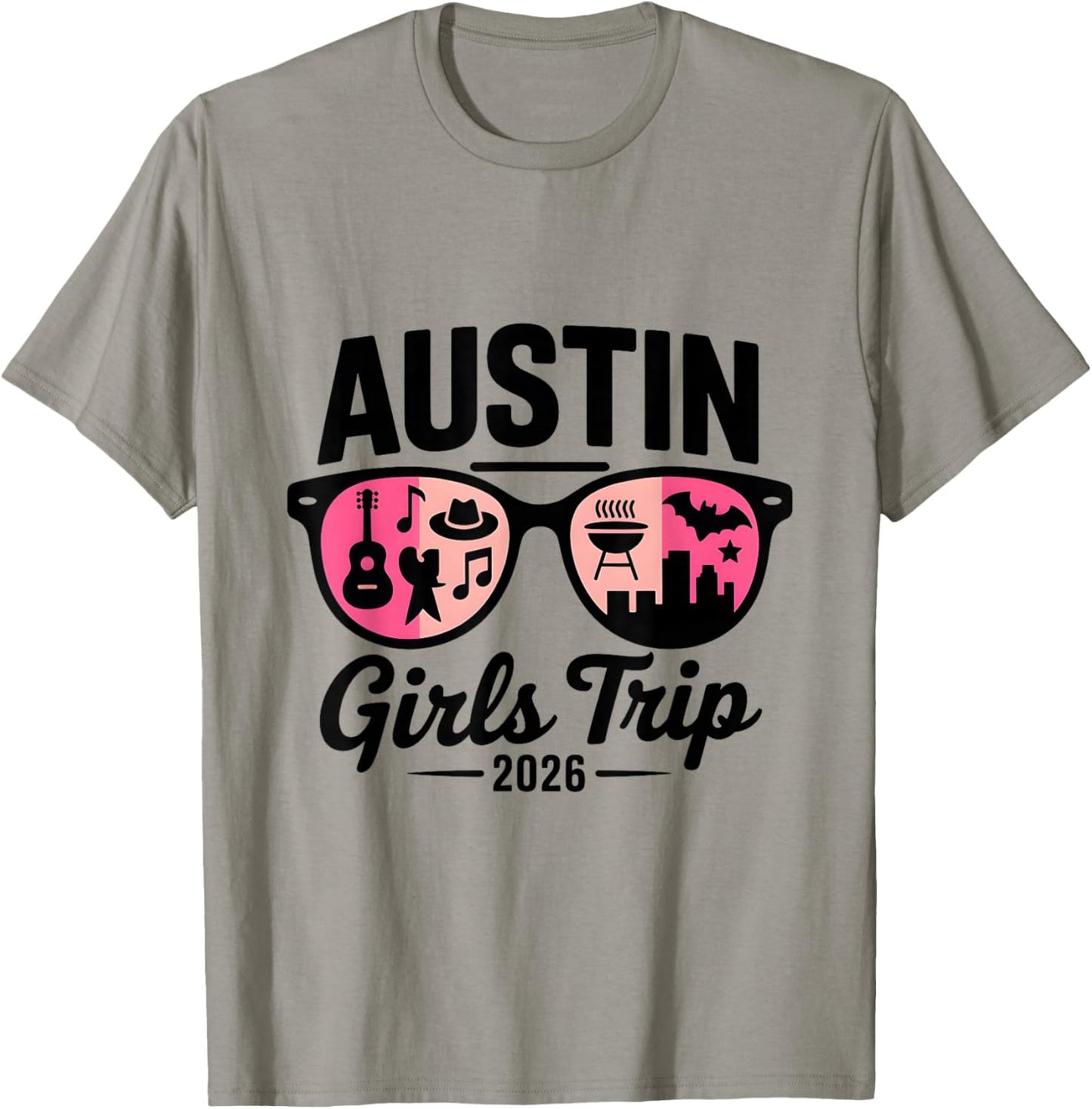 Austin Girls Trip 2026 Matching Group Texas Western Squad T-Shirt - T-Shirt | Sand