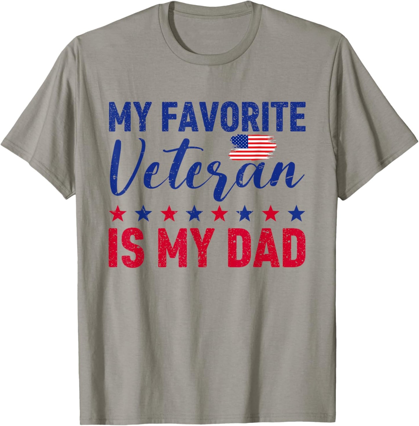 Father Veterans Day My Favorite Veteran is My Dad Proud Kids T-Shirt - T-Shirt | Sand