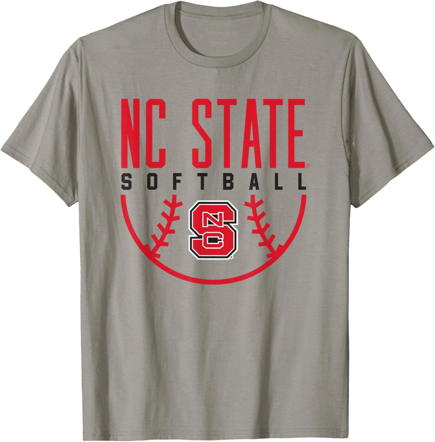 NC State Wolfpack Softball T-Shirt - T-Shirt | Sand
