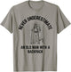 Never Underestimate an Old Man with a Backpack T-Shirt - T-Shirt | Sand