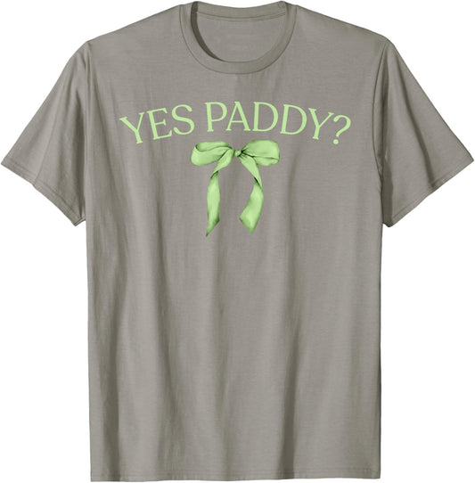 Yes Paddy Funny St Patrick's Day Shamrock Irish Women Girls T-Shirt - T-Shirt | Sand