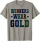 Vintage Bruh Winners WEAR Gold Competition War Game T-Shirt - T-Shirt | Sand