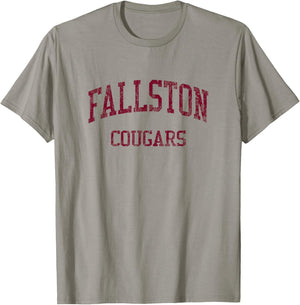 Fallston High School HS Fallston MD Vintage Sports T-Shirt - T-Shirt | Sand