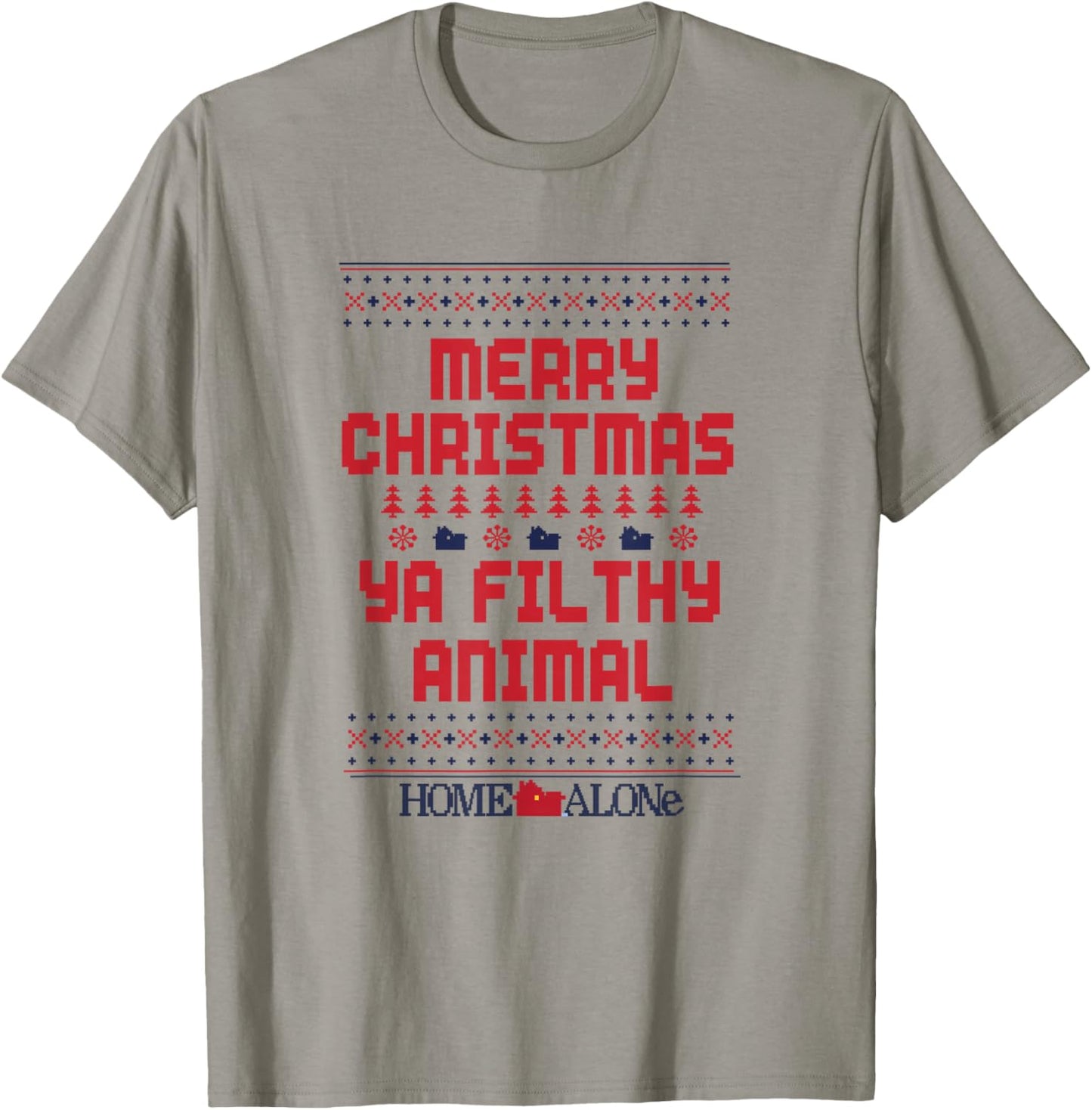 Home Alone Ya Filthy Animal Christmas T-Shirt - T-Shirt | Sand