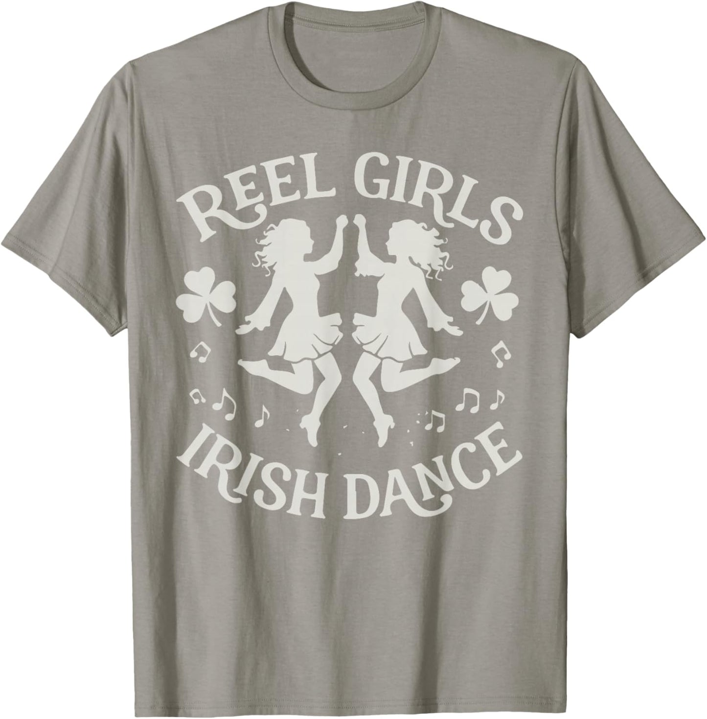Women St Patricks Day Reel Girls Irish Dance Toddler Girl T-Shirt - T-Shirt | Sand