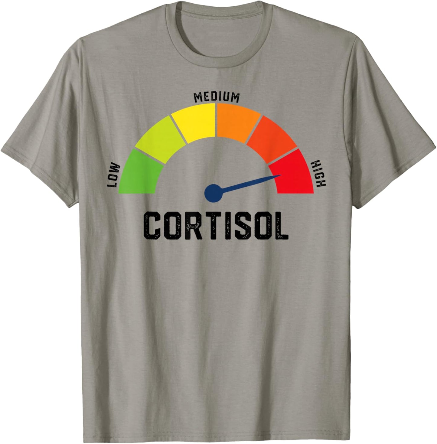 Funny High Cortisol Levels Meme T-Shirt - T-Shirt | Sand