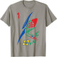 Chinese Mahjong Game Tile One Bamboo Sozu Bird T-Shirt - T-Shirt | Sand