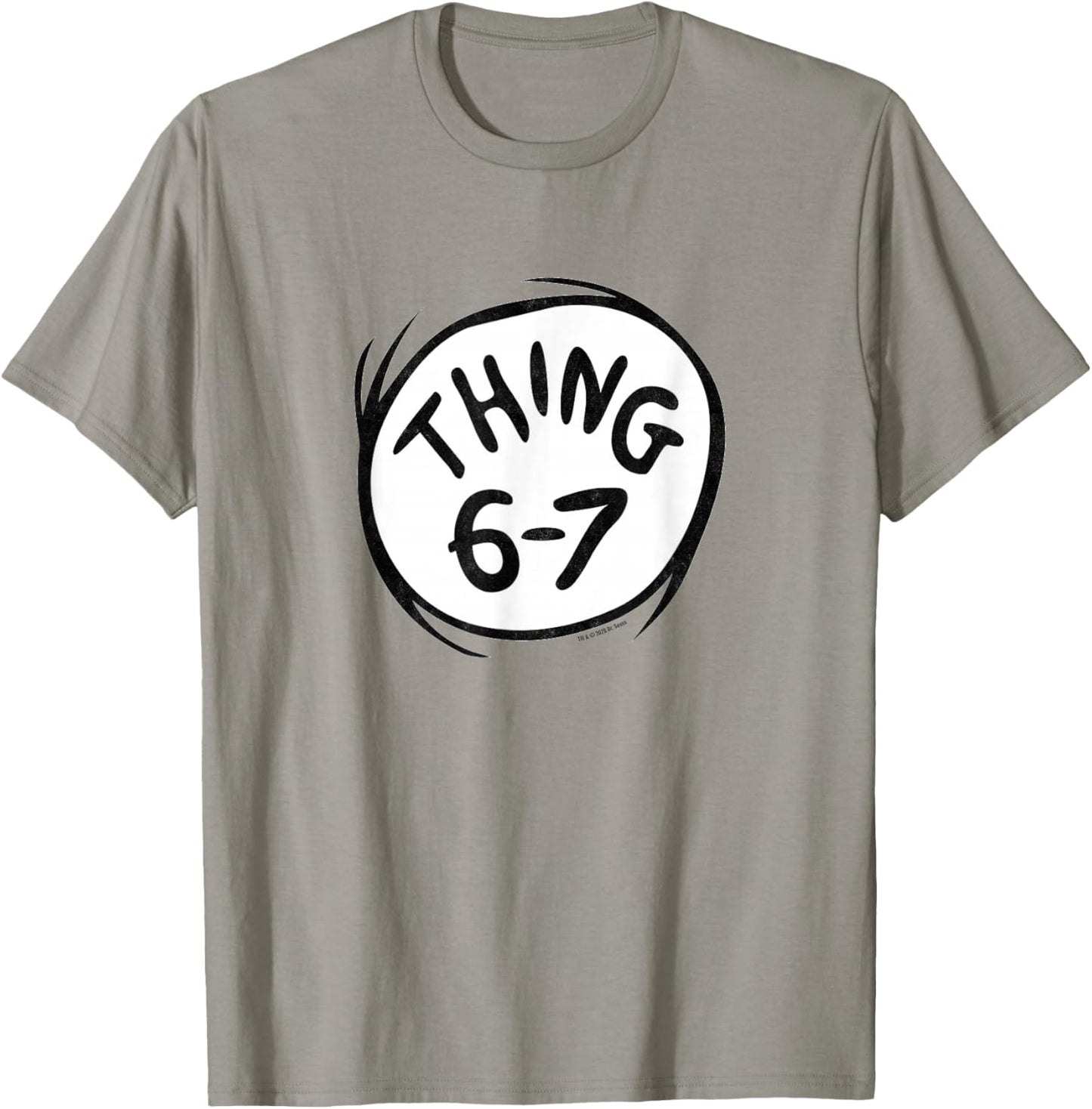 The Cat in The Hat Signature Collection Thing 6-7 T-Shirt - T-Shirt | Sand