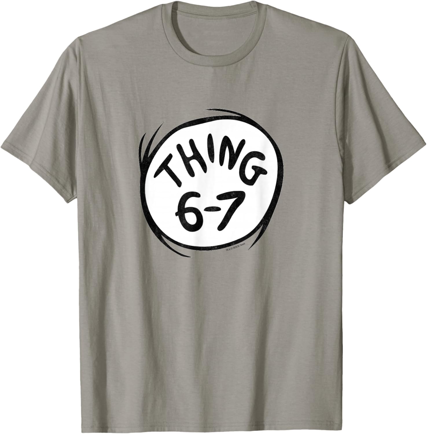 The Cat in The Hat Signature Collection Thing 6-7 T-Shirt - T-Shirt | Sand