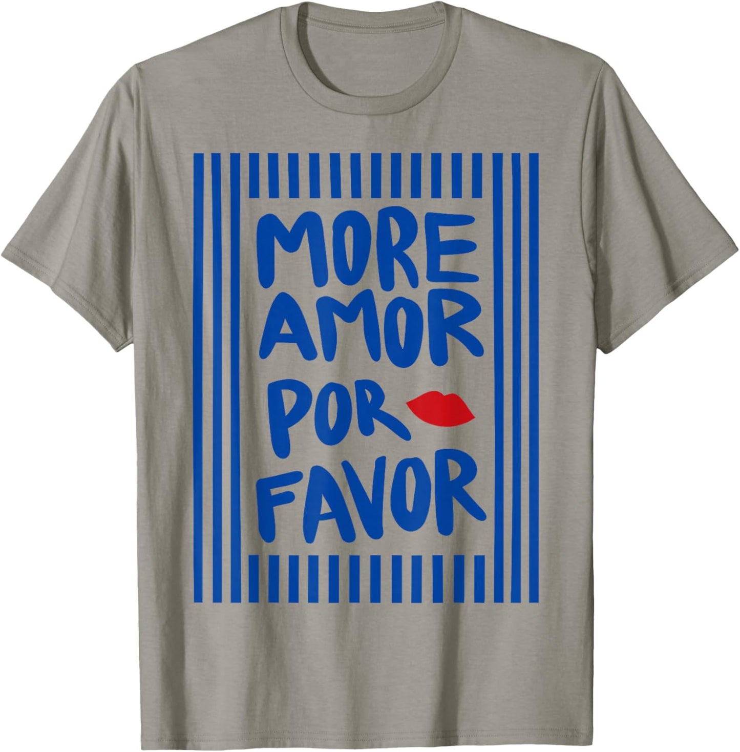 More Amor POR Favor X KISS - More Love Selflove T-Shirt - T-Shirt | Sand