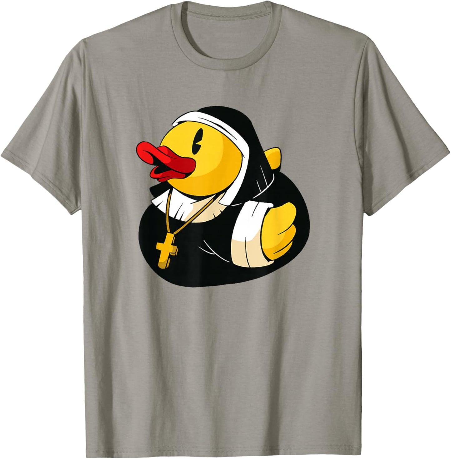 Rubber Duck Nun T-Shirt - T-Shirt | Sand