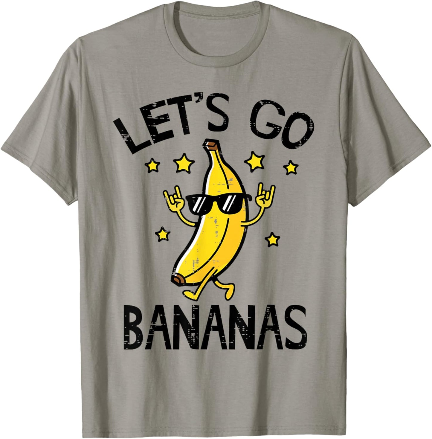 Let's Go Banana Funny Men Women Kids Boys Girls Youth Teen T-Shirt - T-Shirt | Sand