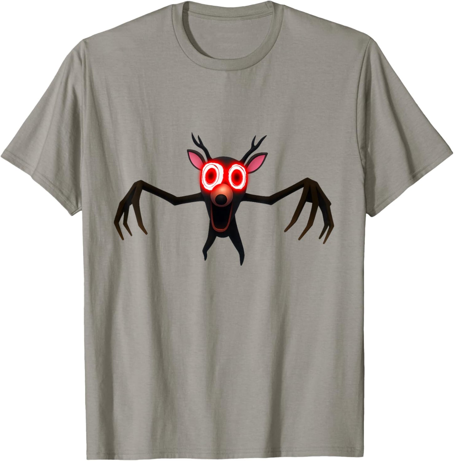 Run Deer in The Forest Kids 99 Nights Halloween Video Game T-Shirt - T-Shirt | Sand