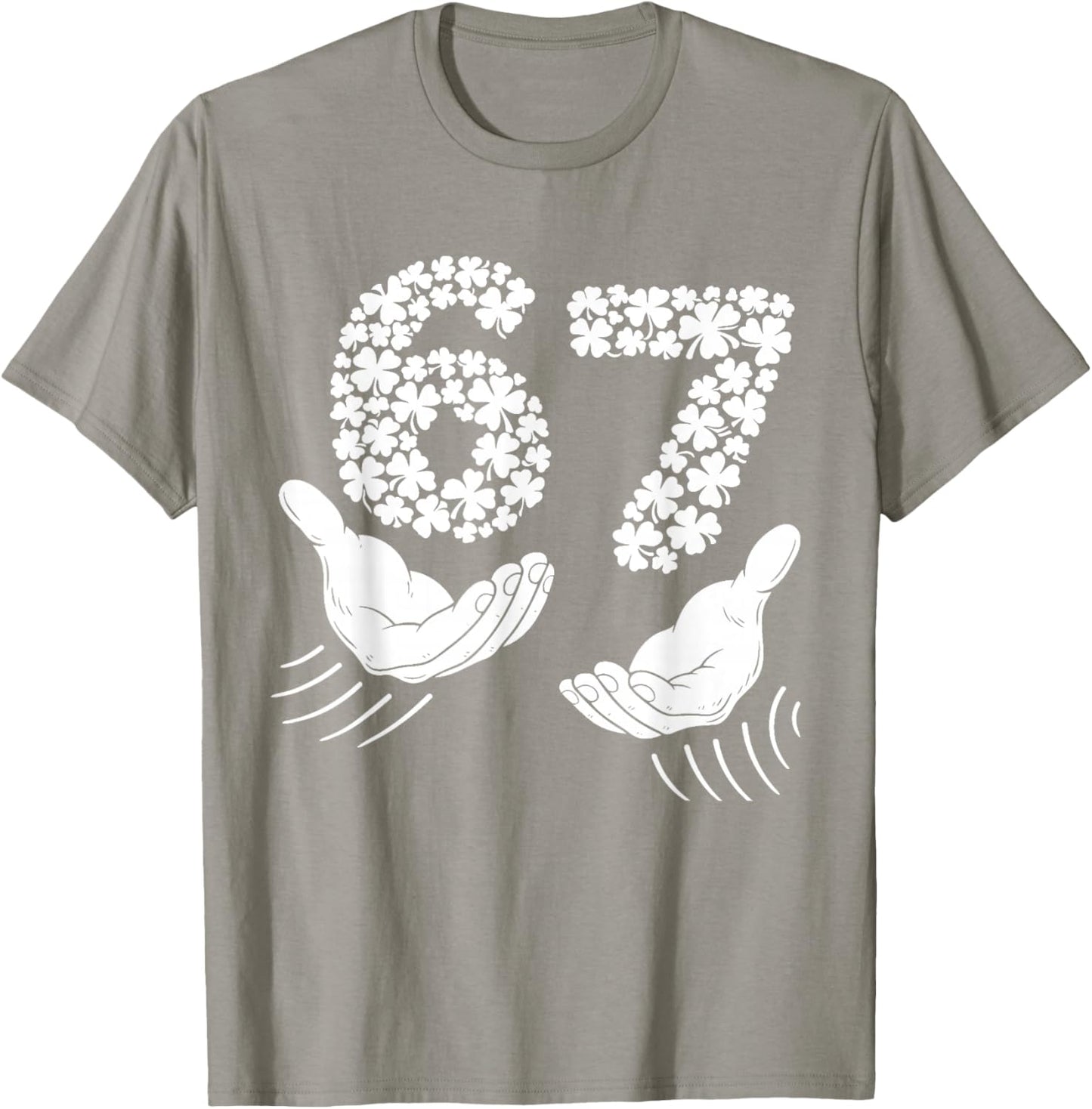 St Patricks Day Six Seven Bruh 6 7 Meme Boys Girls Teen Kids T-Shirt - T-Shirt | Sand