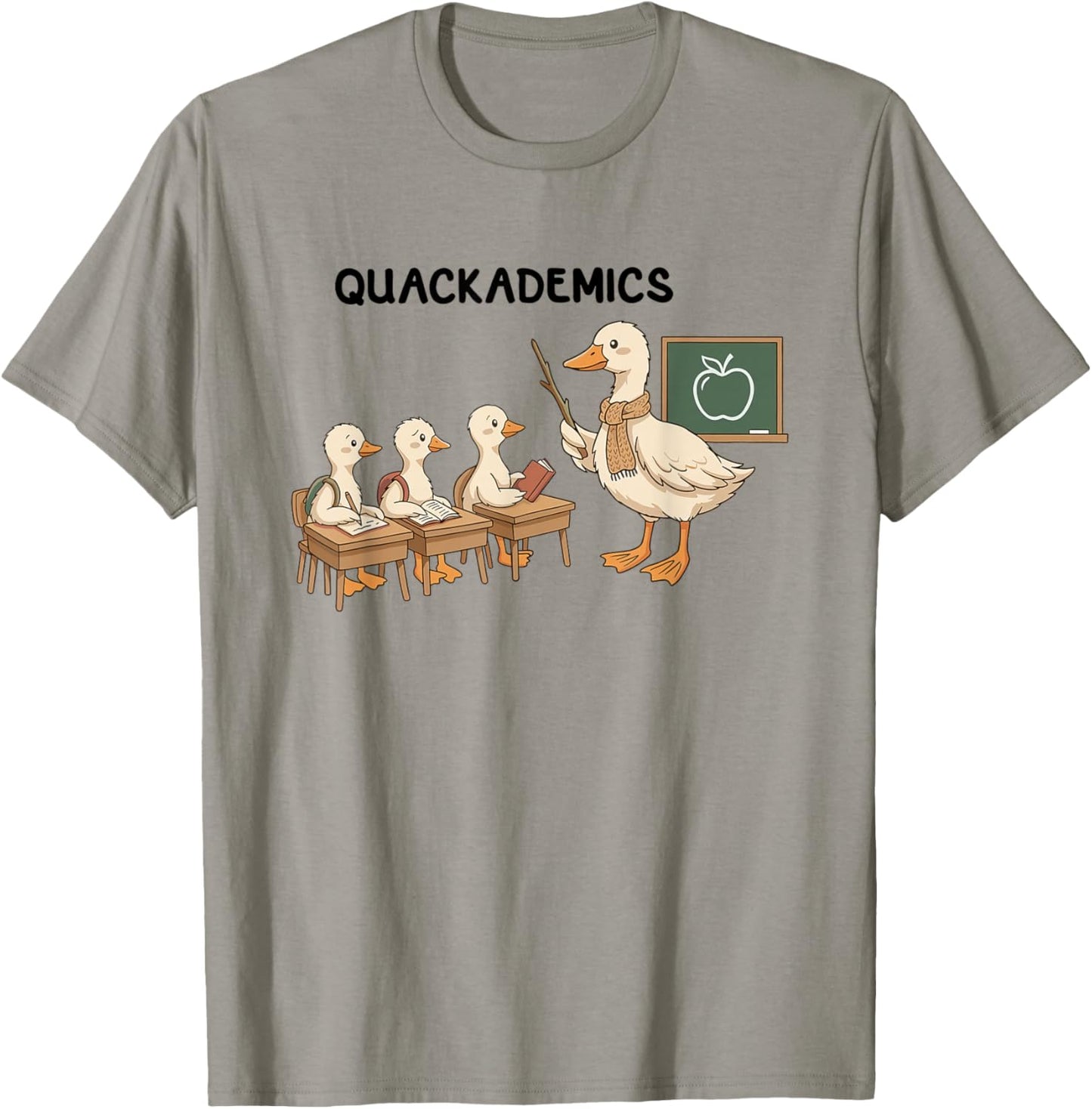 Funny Goose Teacher Club Back to School Elementary Teaching T-Shirt - T-Shirt | Sand