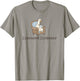 Women Goose Licensed Listener Psychology School Graduation T-Shirt - T-Shirt | Sand