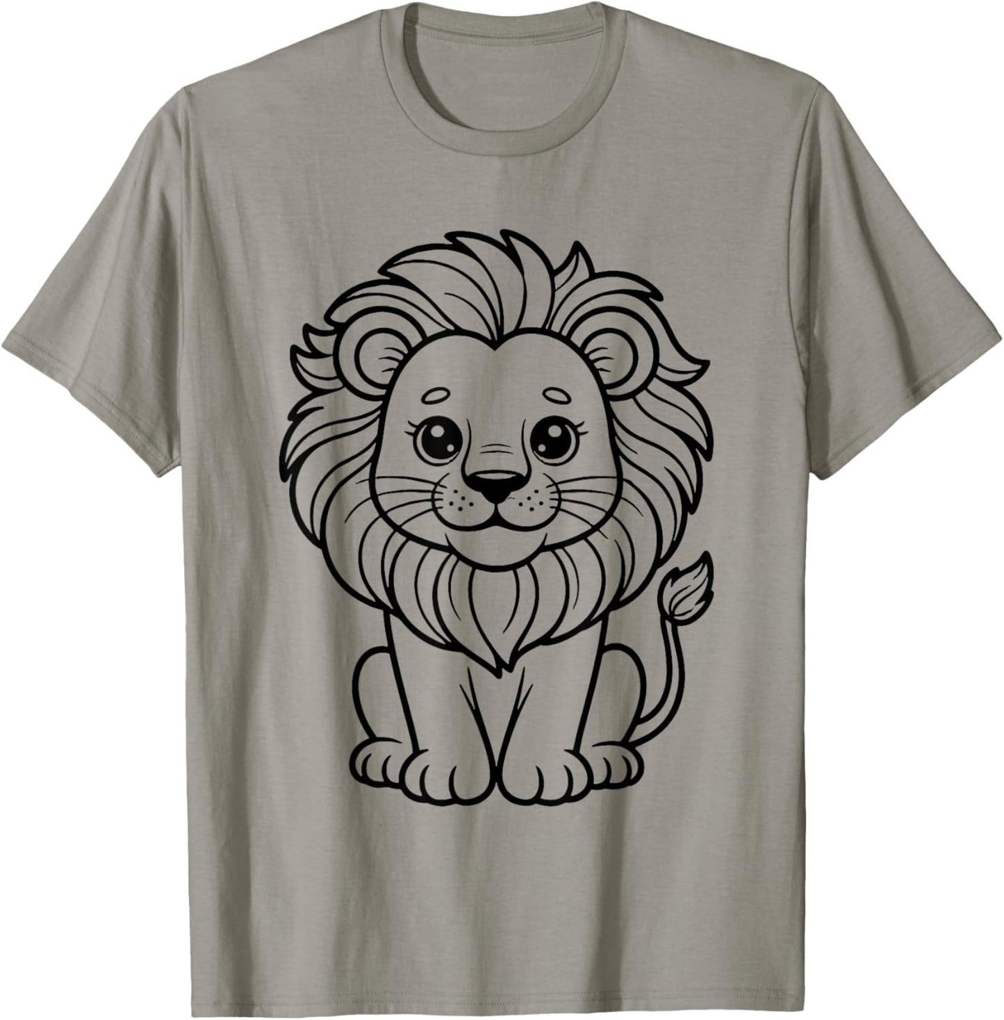 Paint The Lion Yourself T-Shirt - T-Shirt | Sand