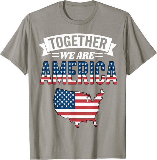 Together We are America T-Shirt - T-Shirt | Sand