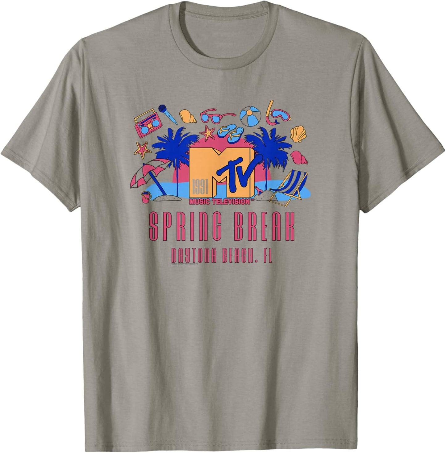 MTV Spring Break Daytona Beach 1991 Icons Vintage TV T-Shirt - T-Shirt | Sand