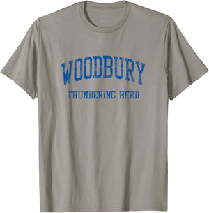 Woodbury High School HS Woodbury NJ Vintage Sports T-Shirt - T-Shirt | Sand