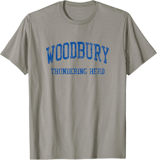 Woodbury High School HS Woodbury NJ Vintage Sports T-Shirt - T-Shirt | Sand