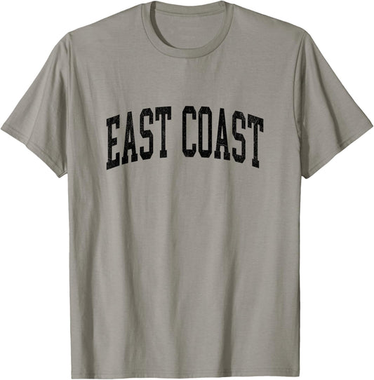 East Coast Vintage Style T-Shirt - T-Shirt | Sand